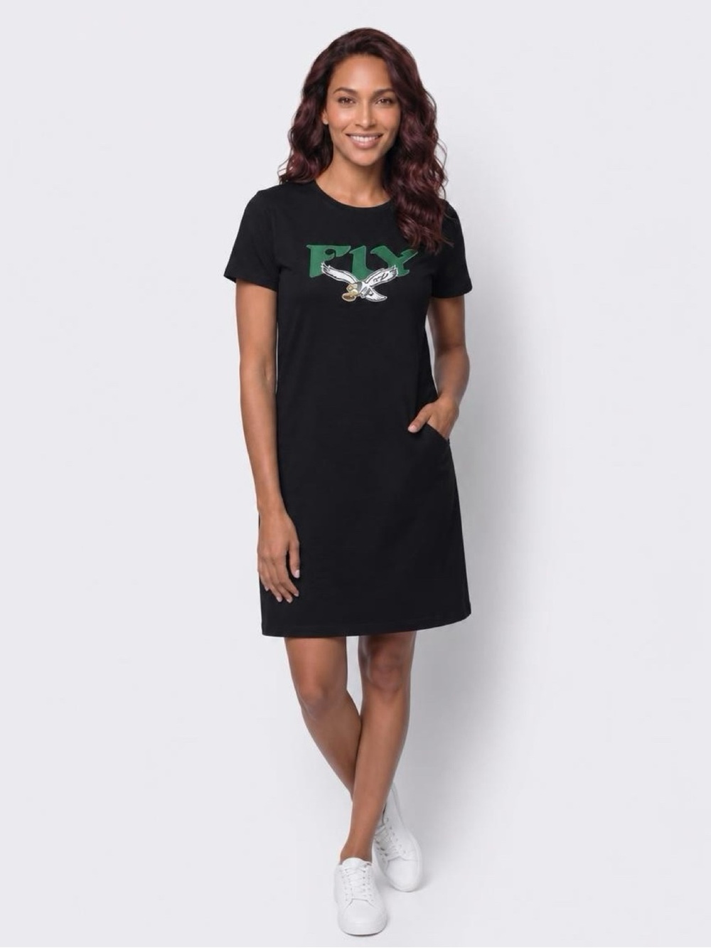 Inspired Eagles Philadelphia Black Dress